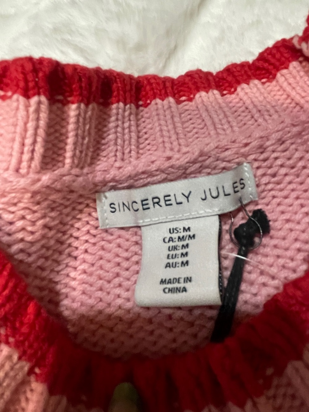 Sincerly Jules Pink Sweater with Red Lettering - 'DUMP HIM' Crewneck - Picture 4 of 7